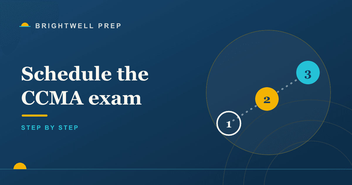 How to Schedule the CCMA Exam, Step by Step