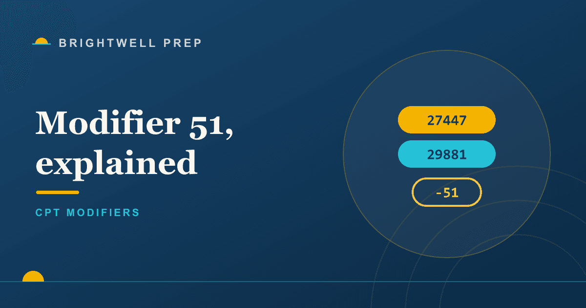 Modifier 51 explained: multiple procedures, one session