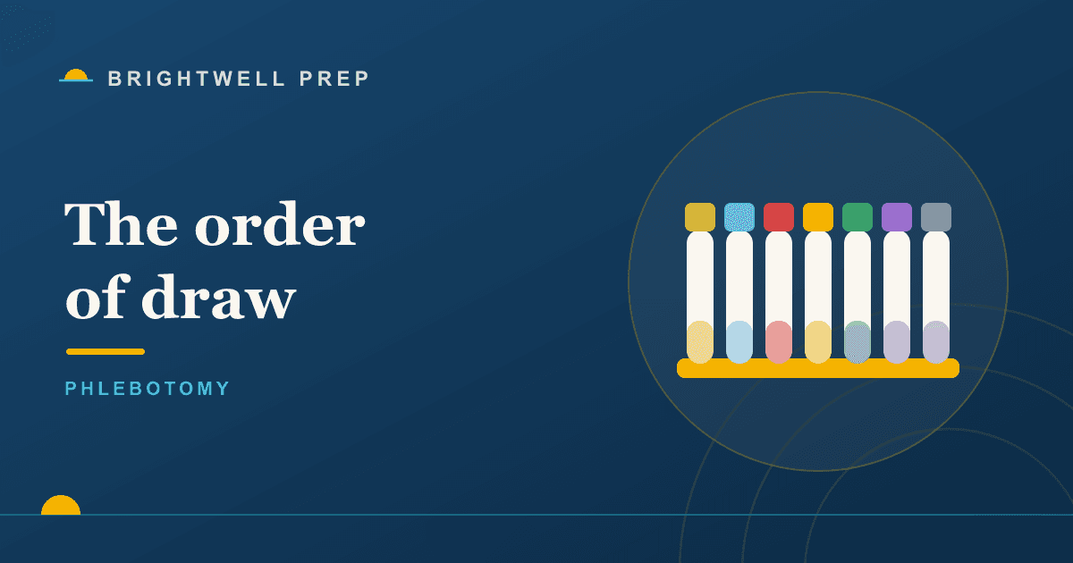 Order of Draw: The Phlebotomy Tube Sequence for the CCMA