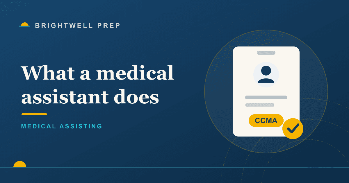 What does a medical assistant actually do all day?